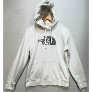 The North Face Women's Pullover Hoodie Sweatshirt Stretch Sz M White Long Sleeve